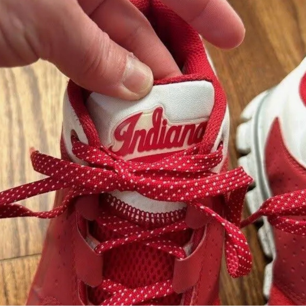 IU Adidas Indiana Hoosiers Gameday Sneakers Shoes Red - Men's Size Us 13 - Picture 4 of 7
